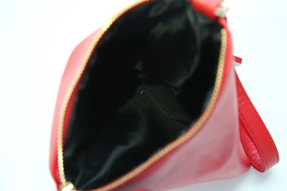 Triangle Shape Day Clutch Women Evening Bag PU Leather Wristlet Purses Tassel Small Handbags Herald Fashion New Arrivals (5)